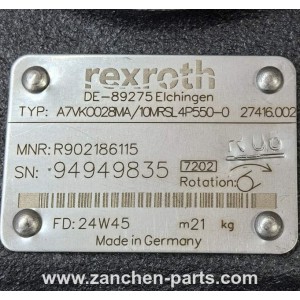 Rexroth R902186115 Piston Pump A7VKO028MA/10MRSL4P550-027416.0026