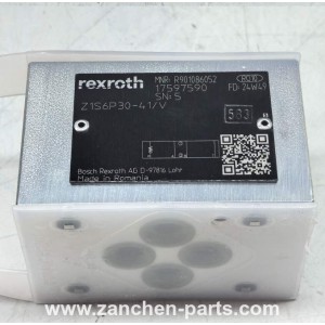 Rexroth R901086052 Check Valve Sandwich Plate Pressure Control Valve Z1S6P30-41/V