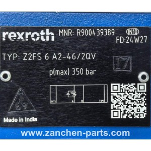 Rexroth R900439389 Throttle Check Valve Z2FS6A2-46/2QV