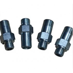 High Quality Weichai WP12 Turbocharger Oil Inlet Pipe Double Joint 1000889730 for Sinotruk Howo